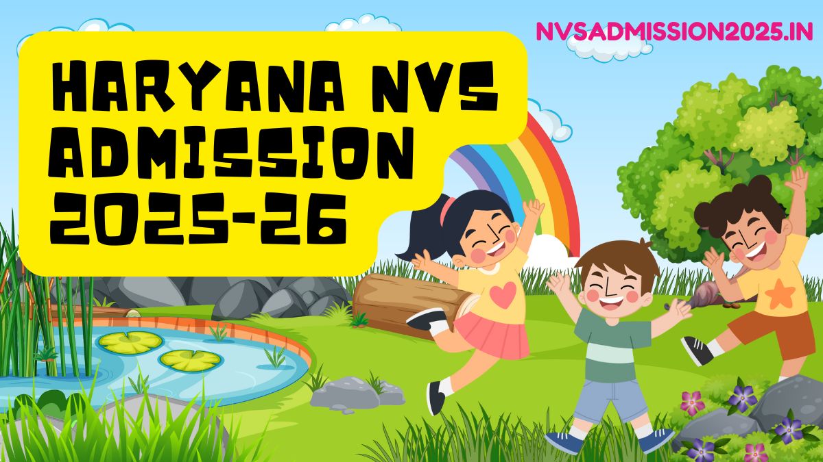 Haryana NVS Admission 2025-26
