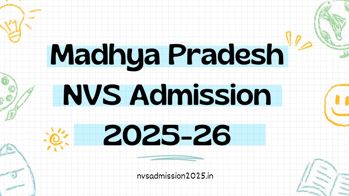 Madhya Pradesh NVS Admission 2025-26