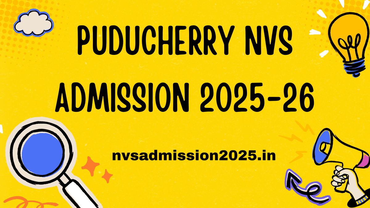 Puducherry NVS Admission 2025-26