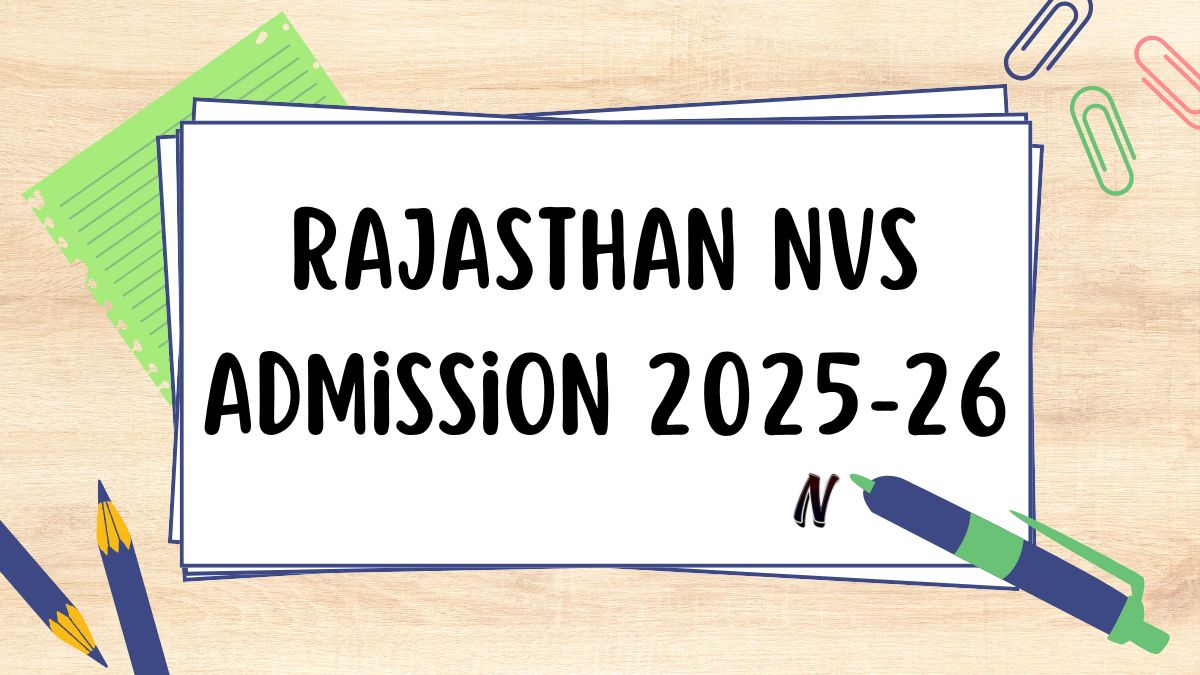 Rajasthan NVS Admission 2025-26