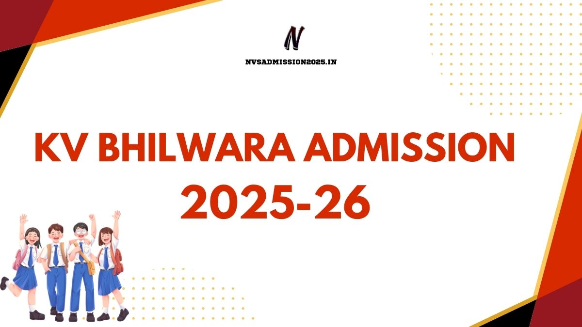 KVS Bhilwara Online Admission 2025-26