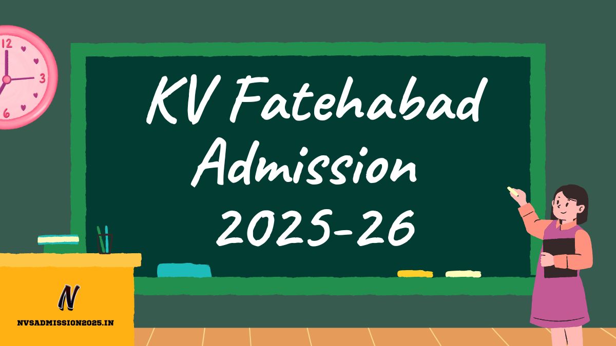 KVS Fatehabad Online Admission 2025-26