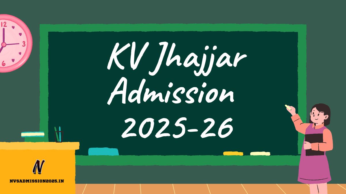 KVS Jhajjar Online Admission 2025-26