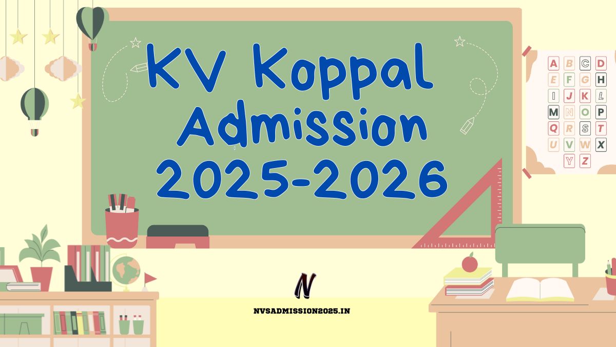 KVS Koppal Online Admission 2025-26