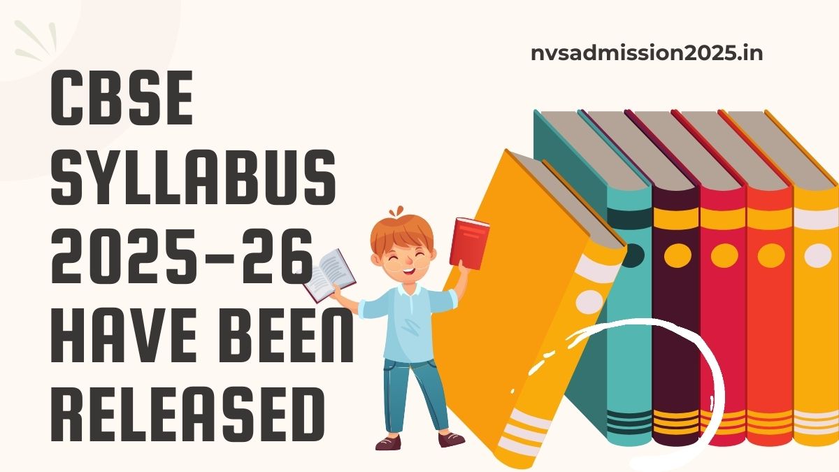 CBSE Syllabus 2025-26 Released