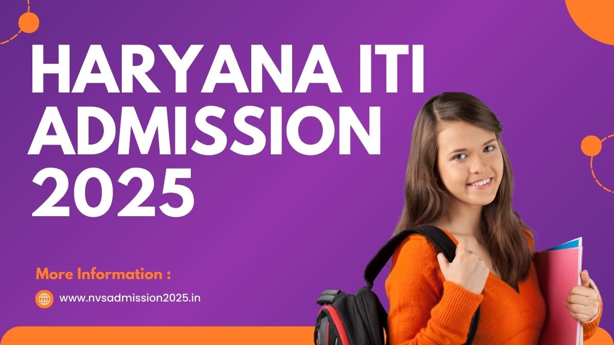 Haryana ITI Admission 2025