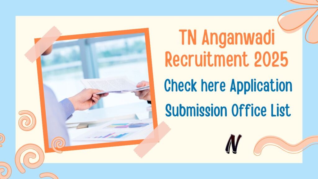 TN Anganwadi Recruitment 2025 Application Submission Office List PDF