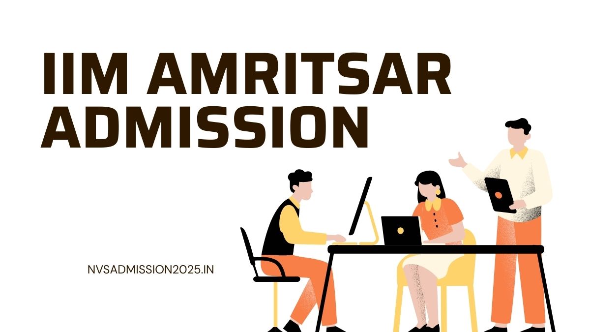 IIM Amritsar Admission