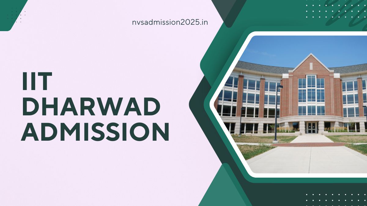 IIT Dharwad Admission