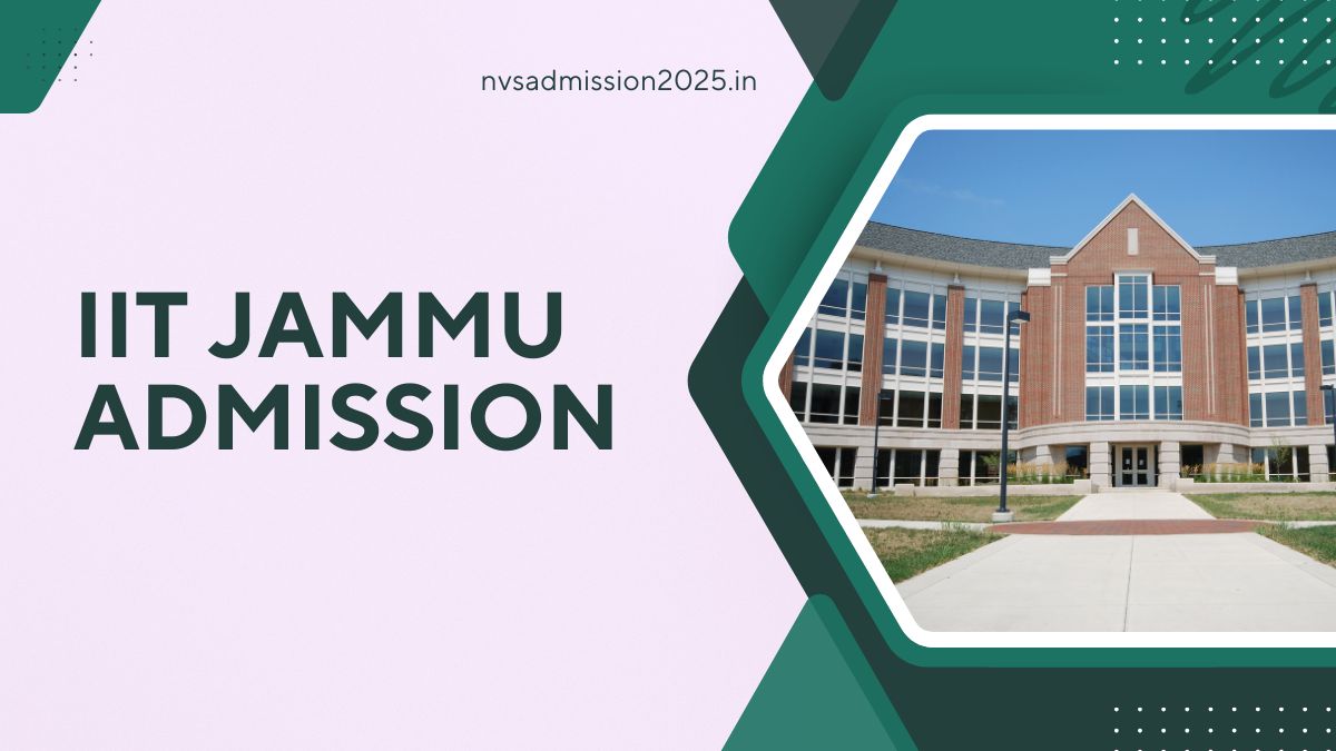 IIT Jammu Admission