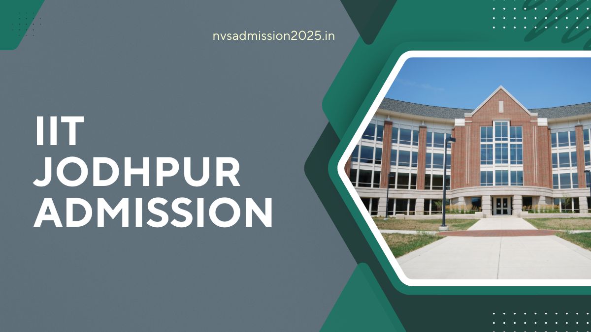 IIT Jodhpur Admission