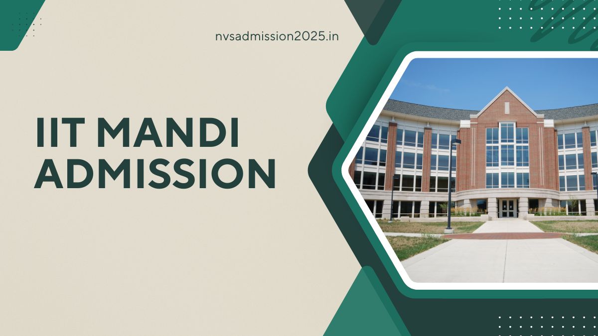 IIT Mandi Admission
