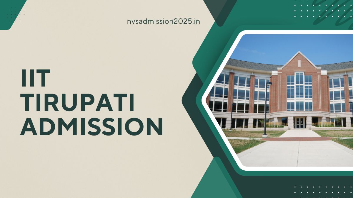 IIT Tirupati Admission